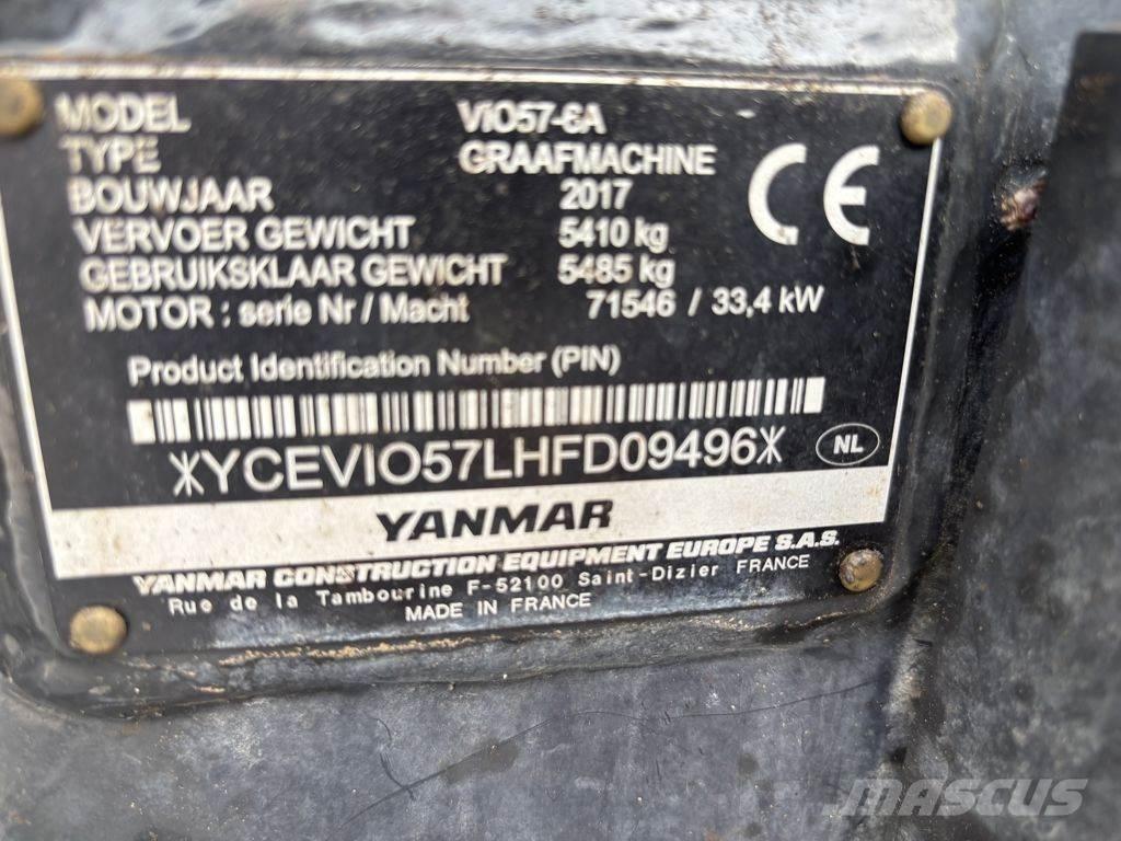 Yanmar YAN VIO57 Mini excavadoras < 7t