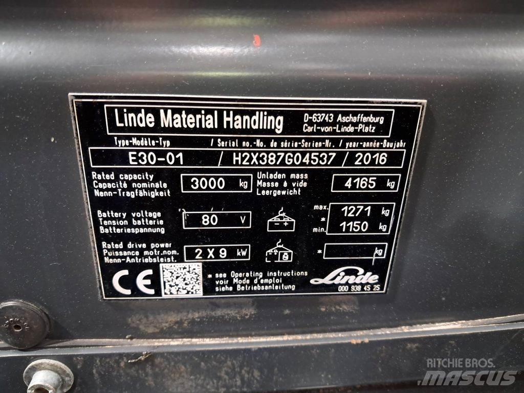 Linde E30-01 Carretillas de horquilla eléctrica