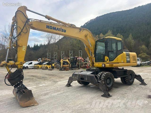 Komatsu PW 180 Excavadoras de ruedas