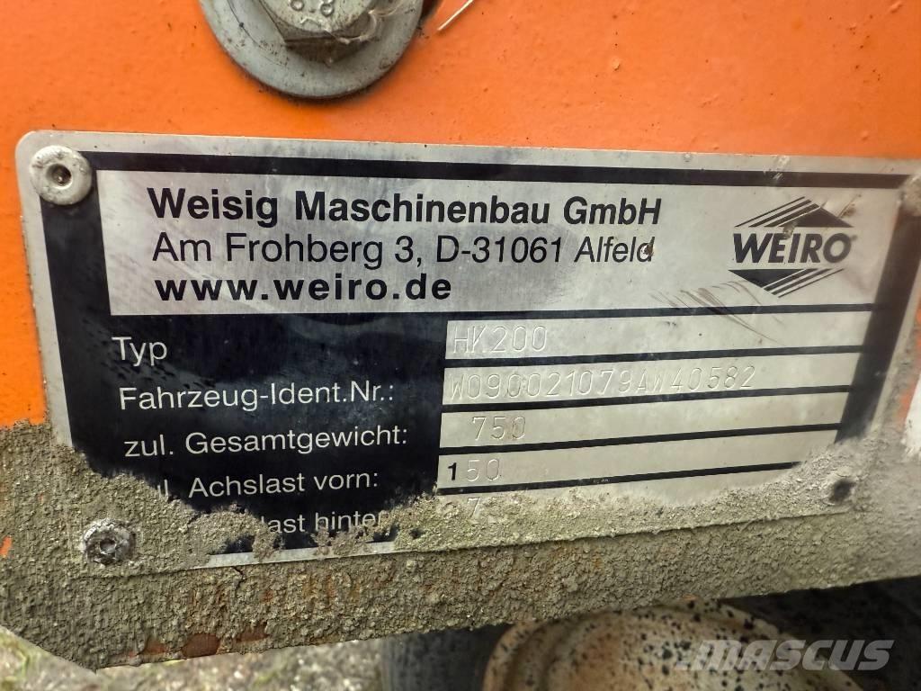 Weiro Bitumensprayer Pulverizador de asfalto