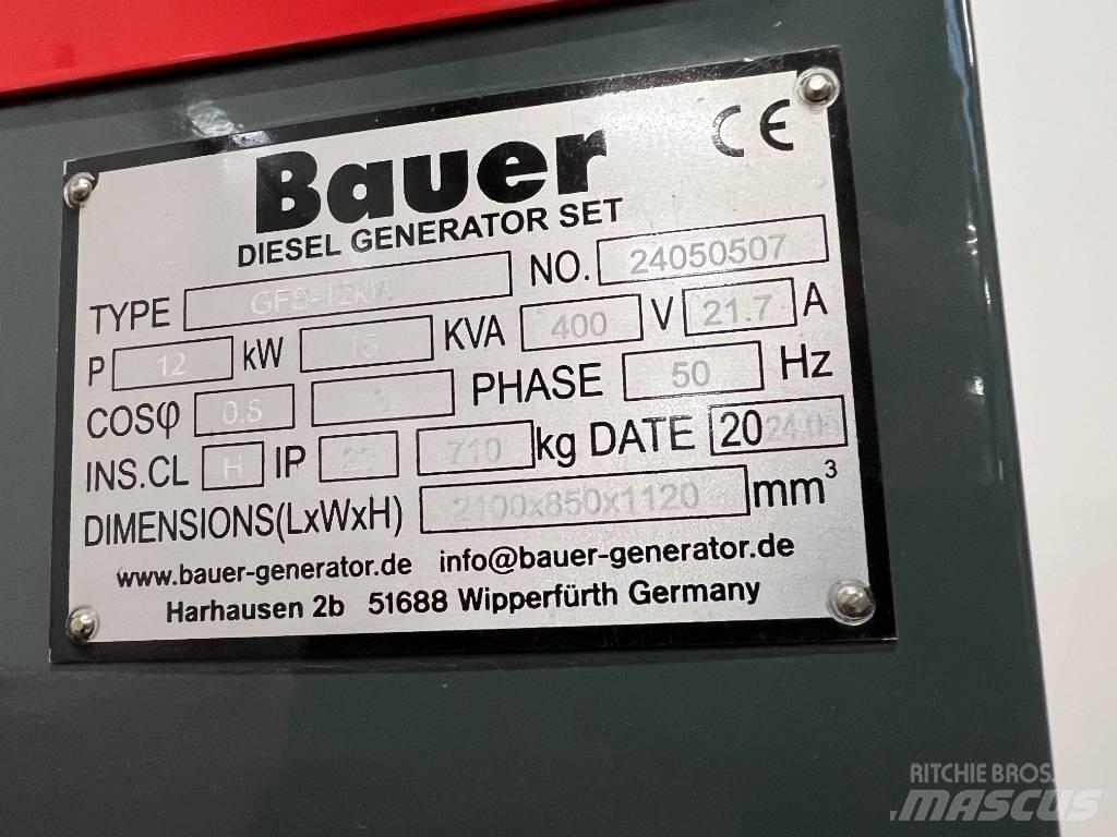 Bauer GFS-12 Generadores diesel