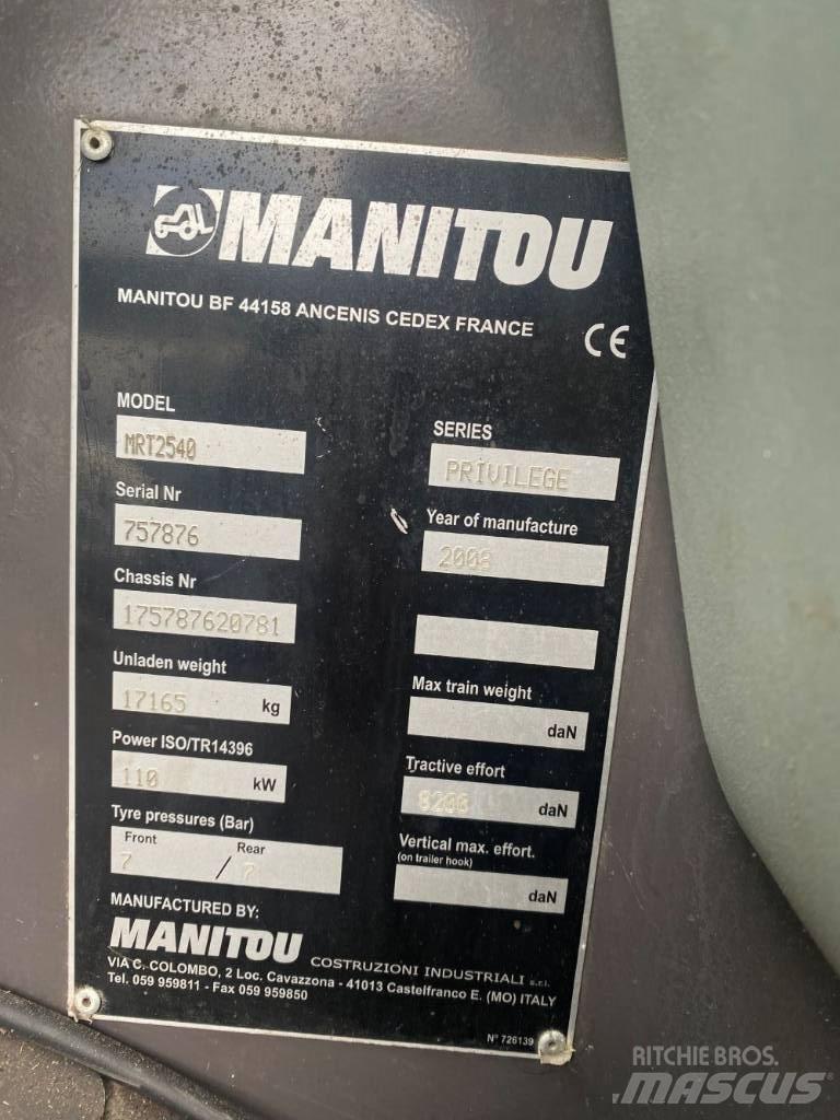 Manitou MRT 2540 Carretillas telescópicas