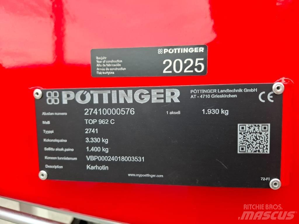 Pöttinger Top 962C Segadoras hileradoras