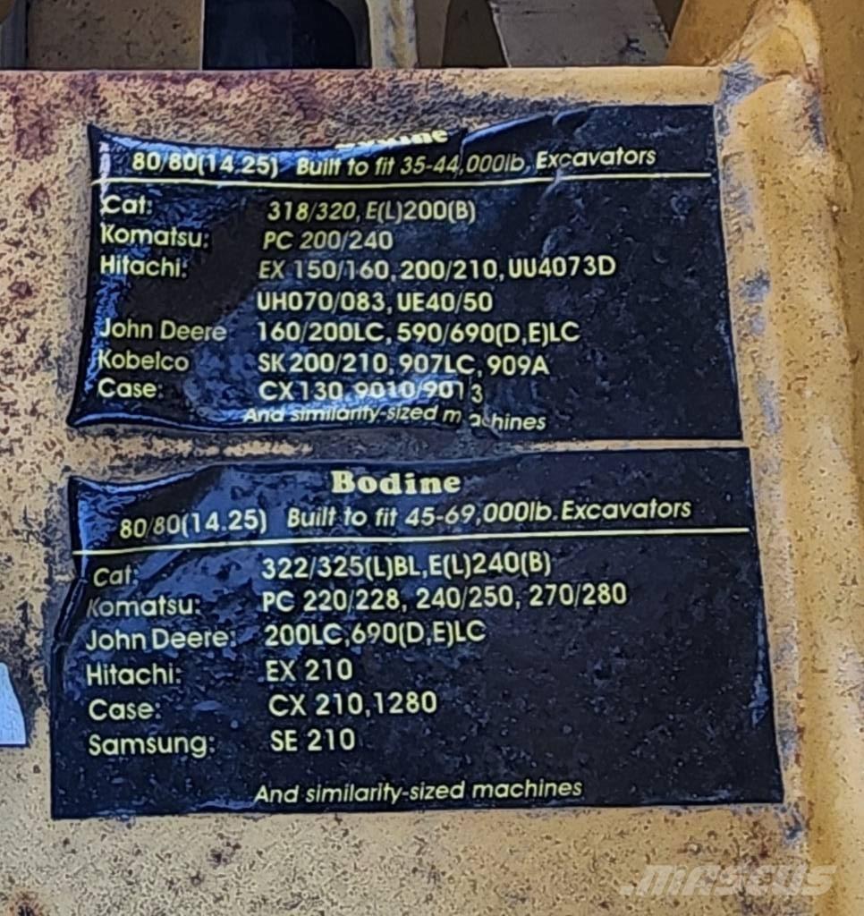  Bodine 200 Accesorios