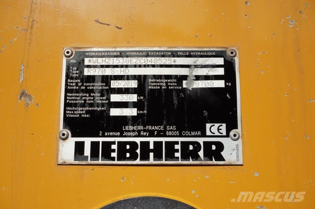 Liebherr R 970 SHD Excavadoras de cadenas