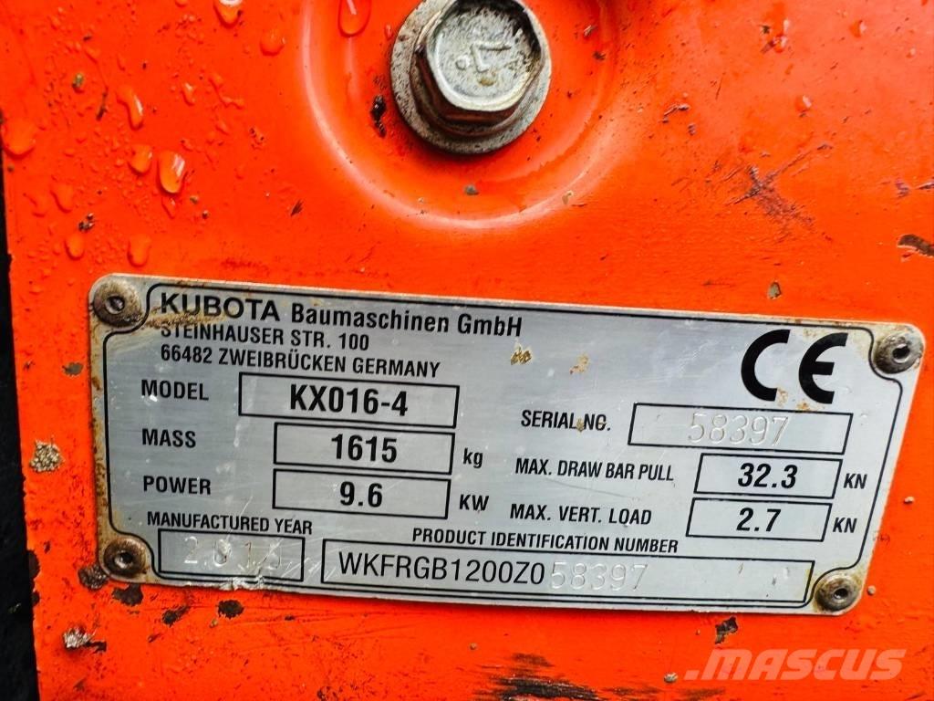 Kubota KX 016-4 Mini excavadoras < 7t