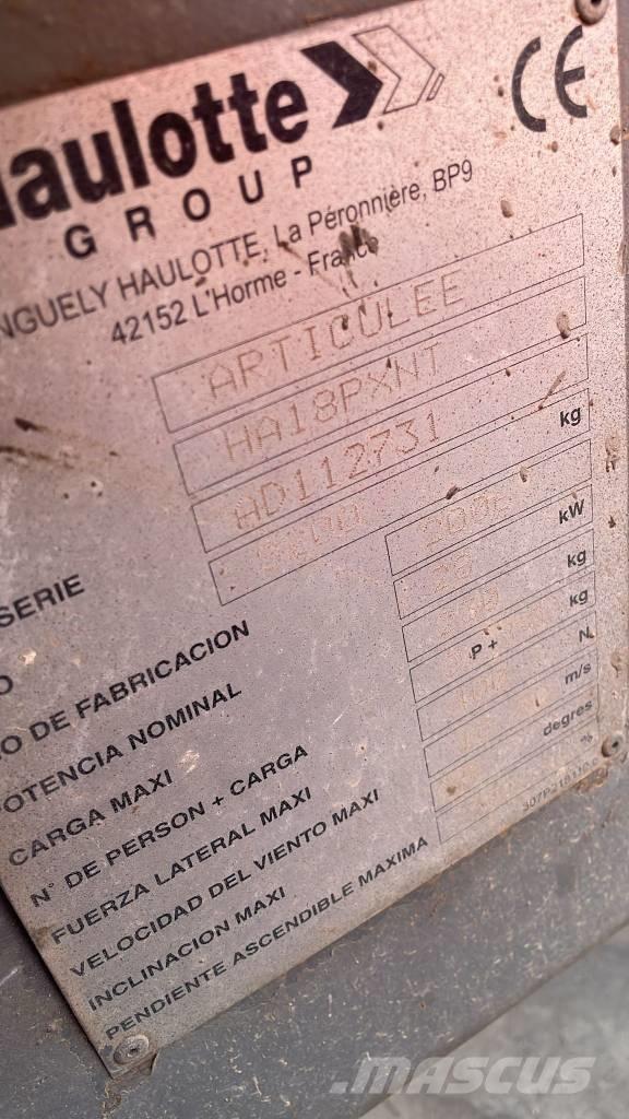 Haulotte HA 18 PX Plataforma de trabajo articulada