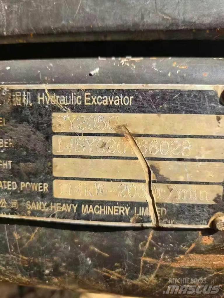 Sany SY 205 C Excavadoras de cadenas