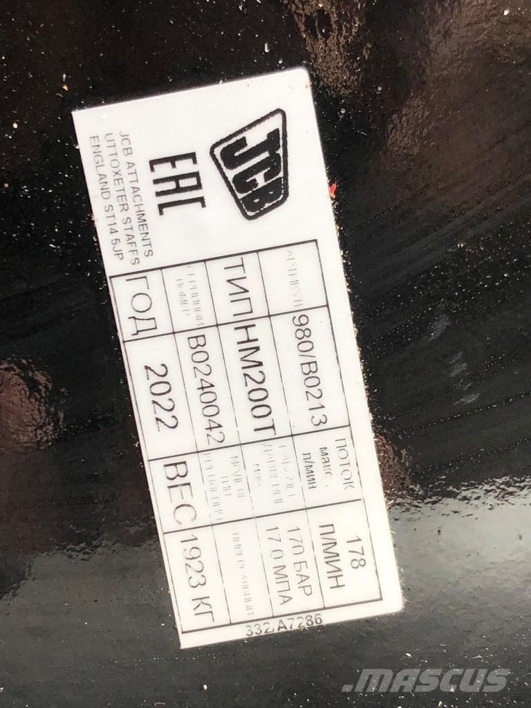 JCB HM200T Martillos hidráulicos