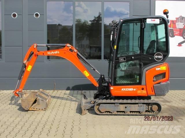 Kubota KX 018-4 Mini excavadoras < 7t