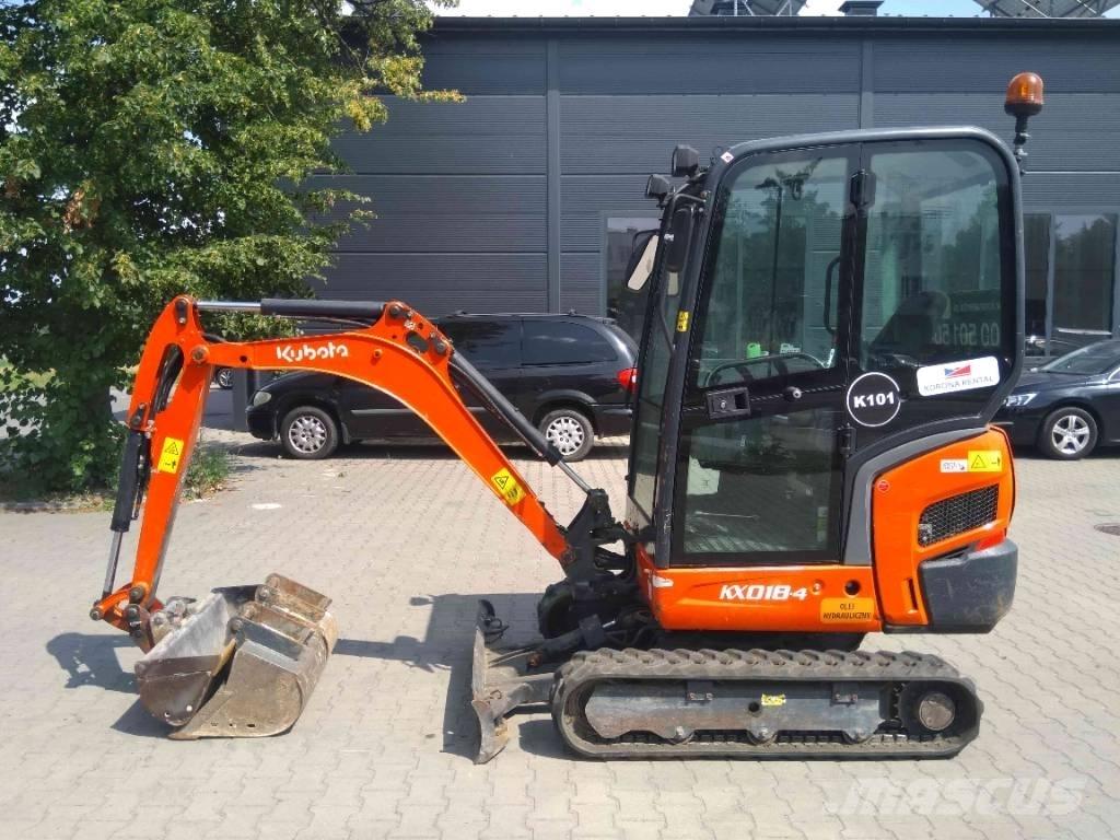 Kubota KX 018-4 Mini excavadoras < 7t