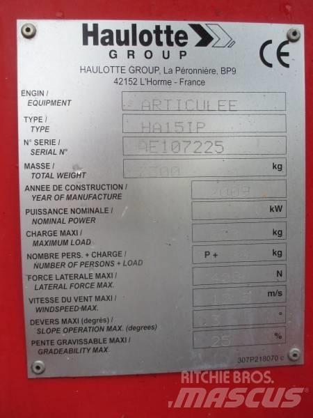 Haulotte HA 15 IP Plataforma de trabajo articulada