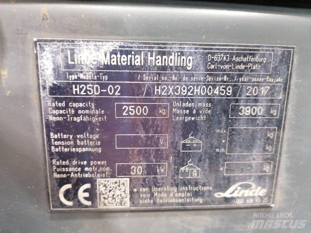 Linde H25D-02 Carretillas diesel