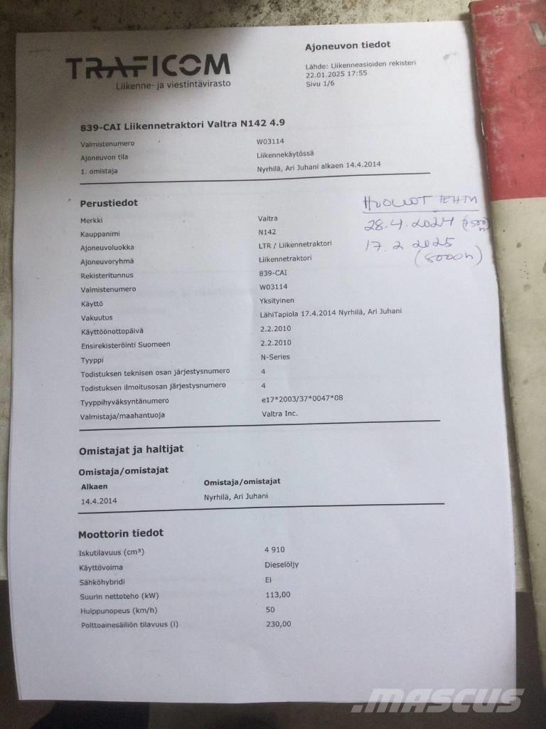 Valtra N 142 Direct Tractores