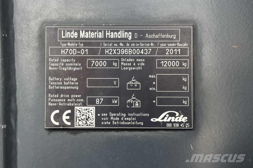 Linde H70D-01 Carretillas diesel