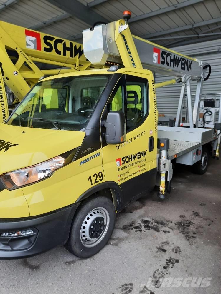 Multitel MJE 250 3.5 Plataformas sobre camión