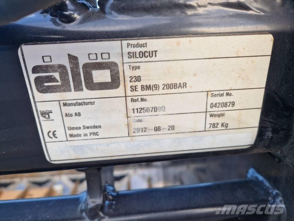 Ålö Silocut 230 . S-BM Accesorios para carga frontal