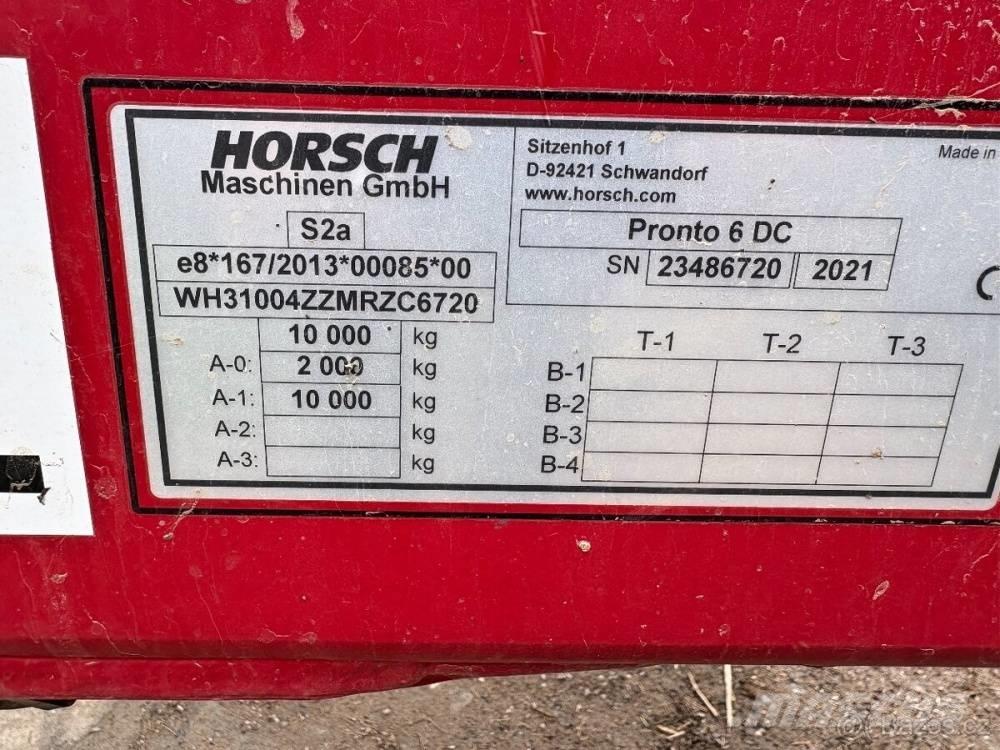Horsch Pronto 6 DC Sembradoras combinadas