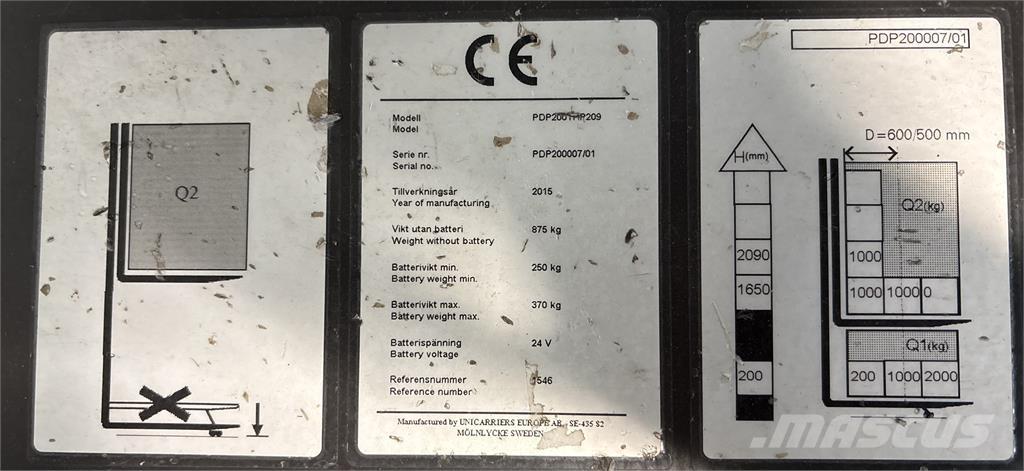 Atlet PDP200 Apiladores eléctricos autopropulsados