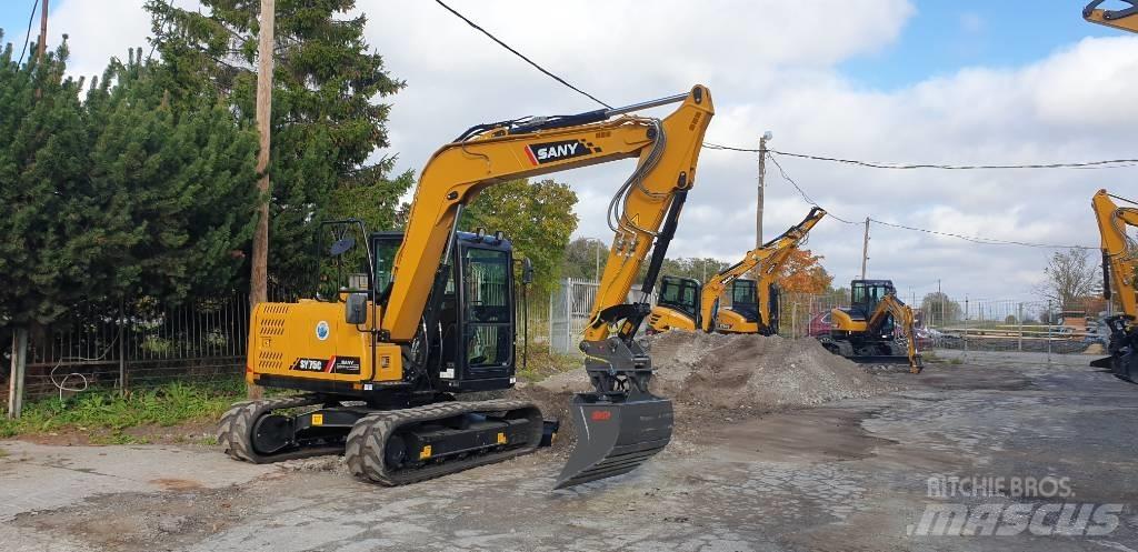 Sany SY 75 C Excavadoras de cadenas