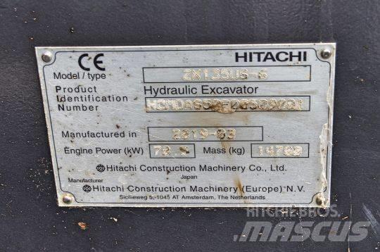 Hitachi ZX135 US-6 Excavadoras de cadenas