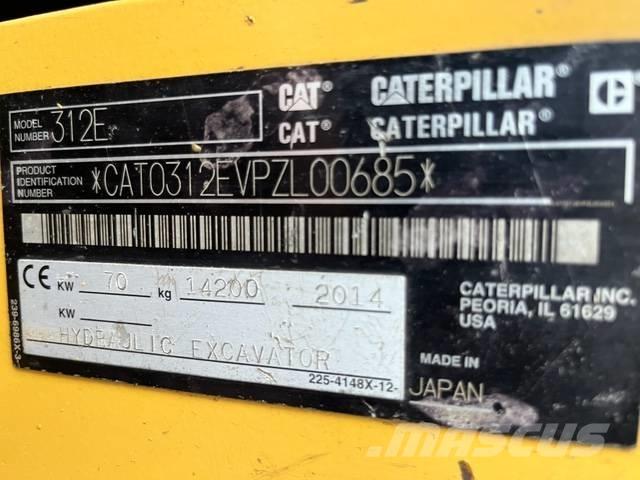 CAT 312 E Excavadoras de cadenas