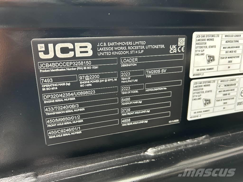 JCB TM280S Manipuladores telescópicos agrícolas