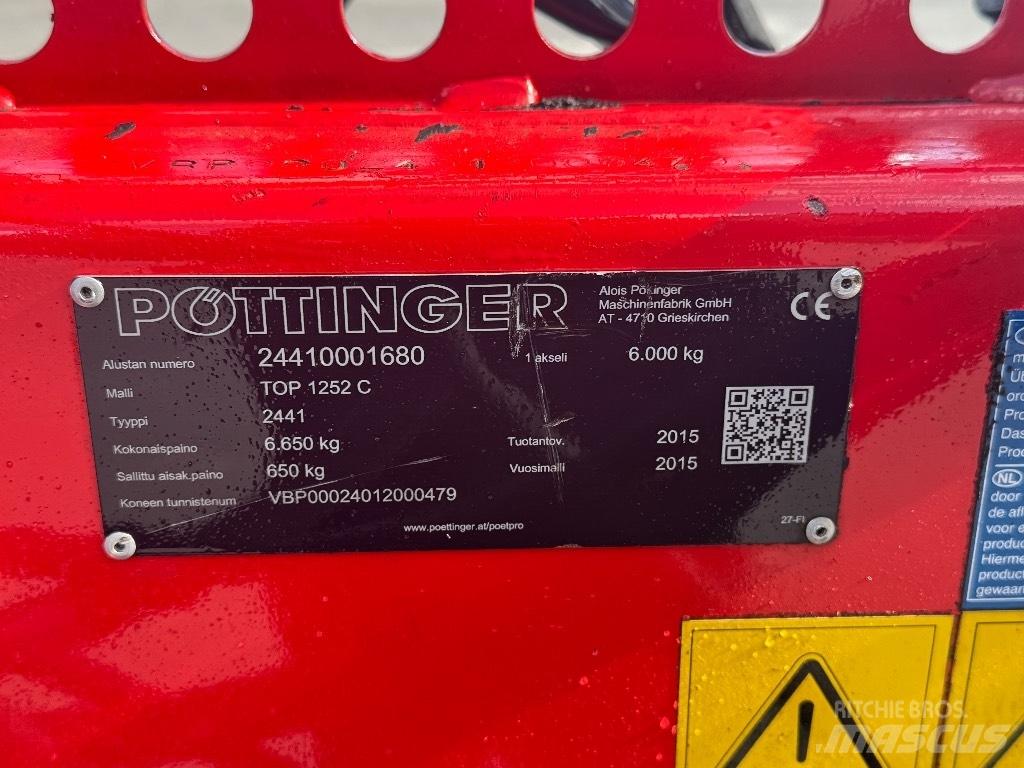 Pöttinger Top 1252 C Segadoras hileradoras