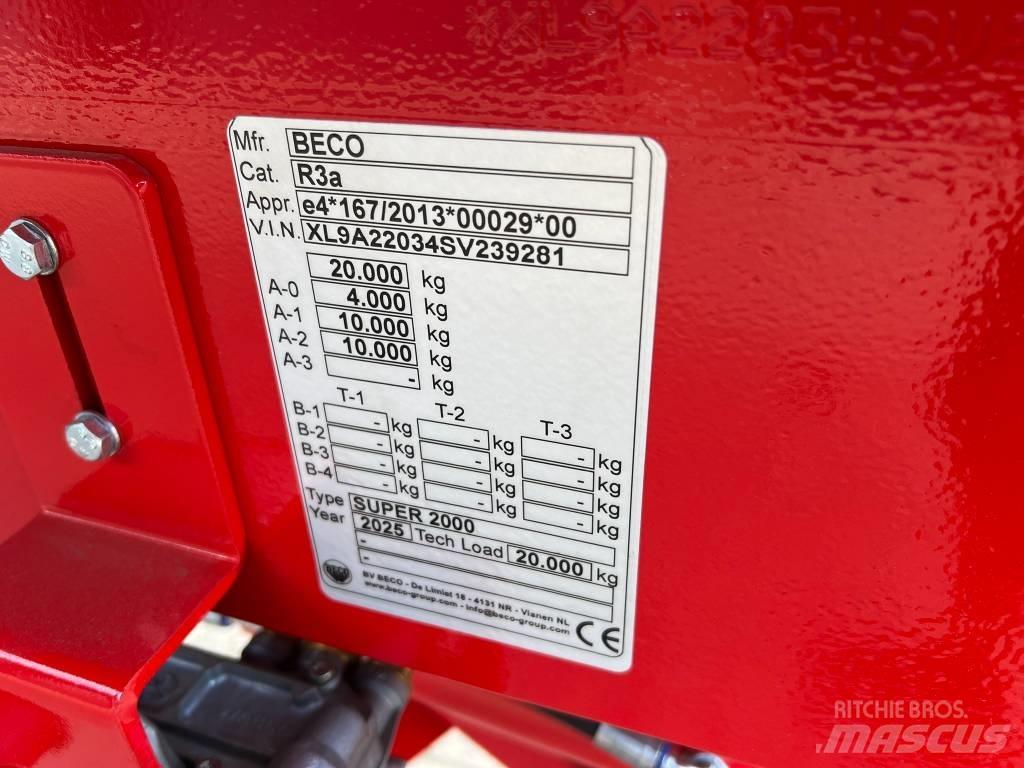 Beco Super 2000 Remolque para grano