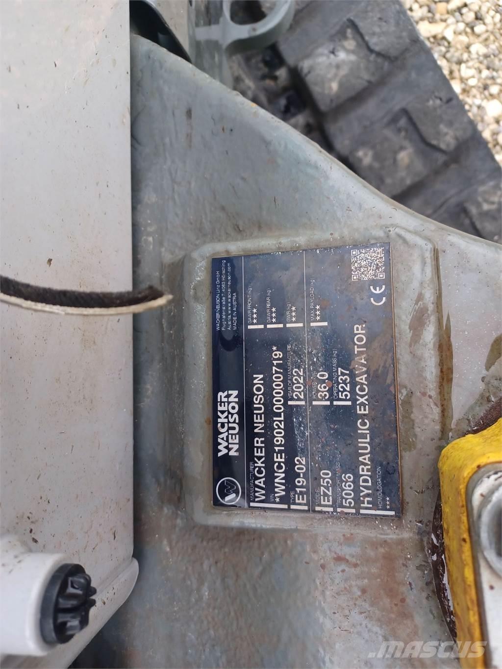 Wacker Neuson EZ50 Excavadoras de cadenas