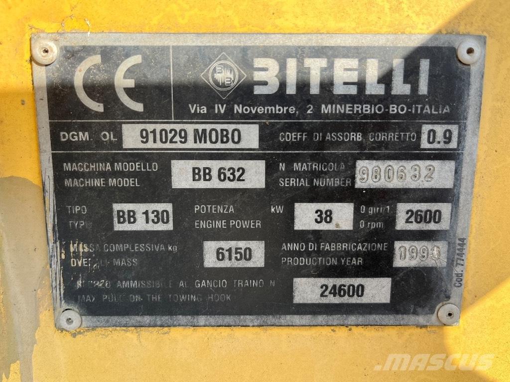 Bitelli BB 632 Asfaltadoras