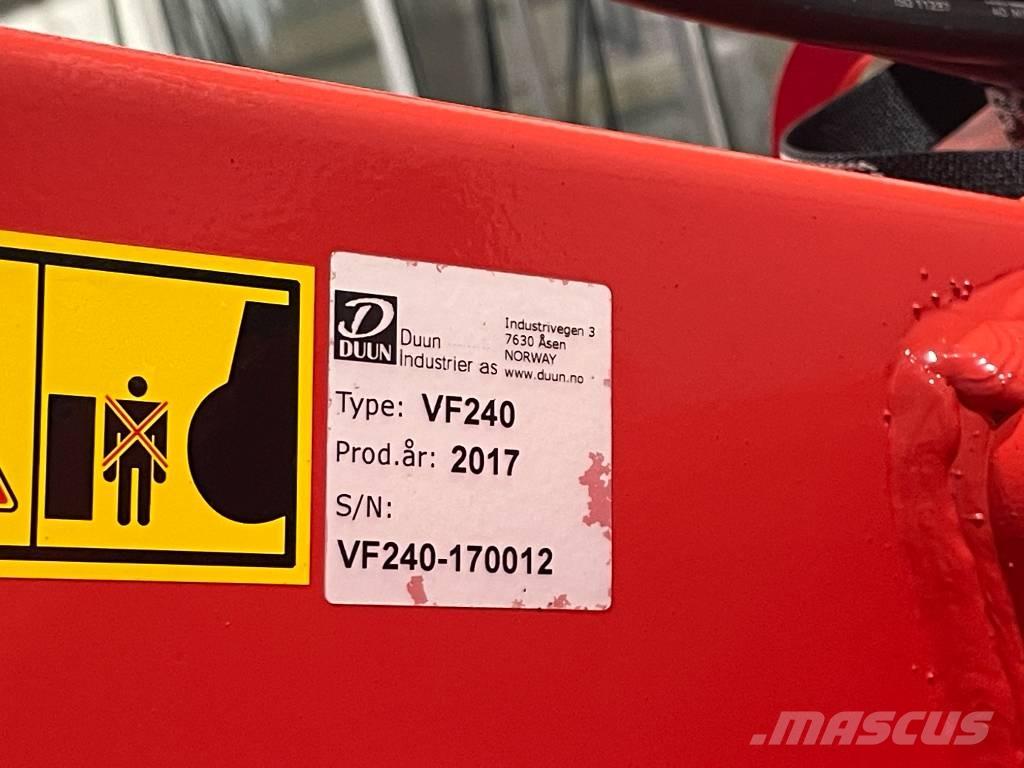 Duun VF 240 Fresadoras quitanieves