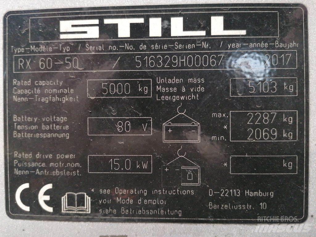 Still RX60-50 Carretillas de horquilla eléctrica