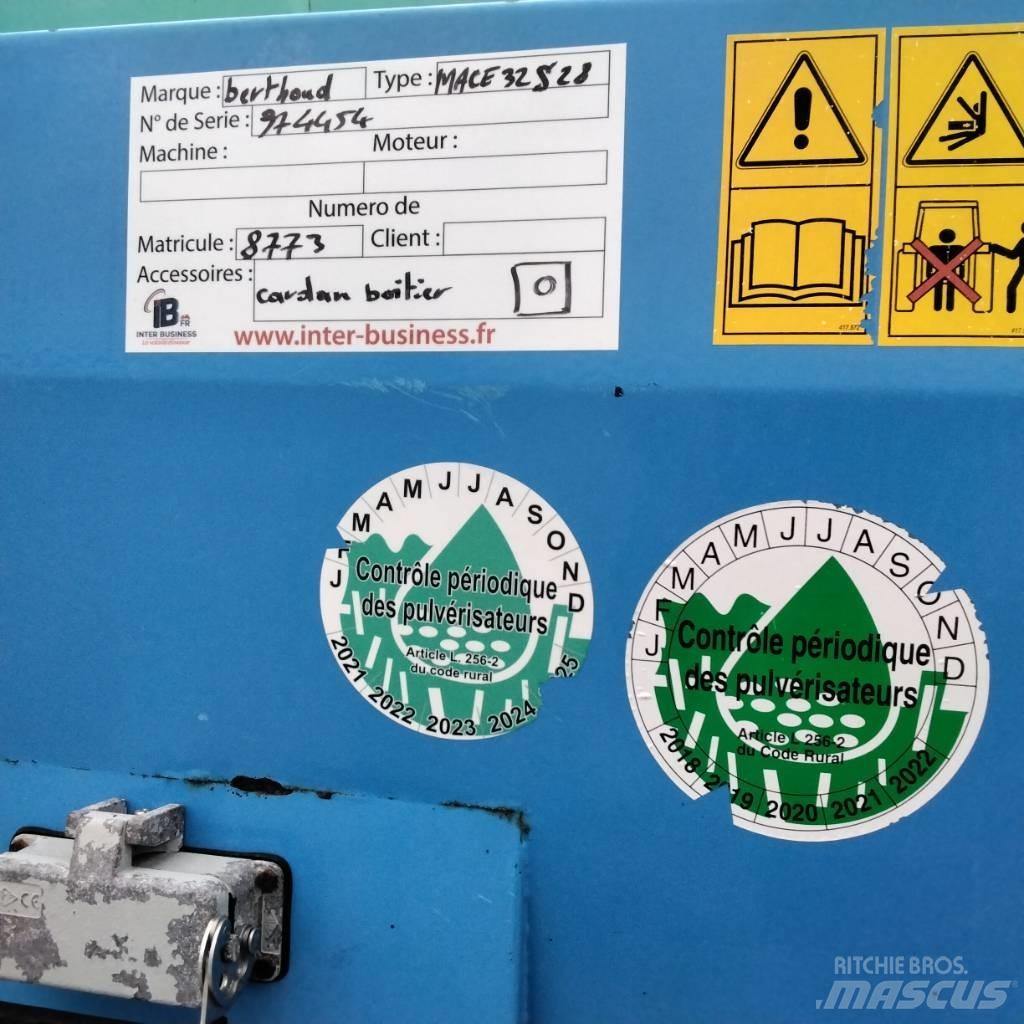 Berthoud MACE 32S 28 Pulverizadores arrastrados
