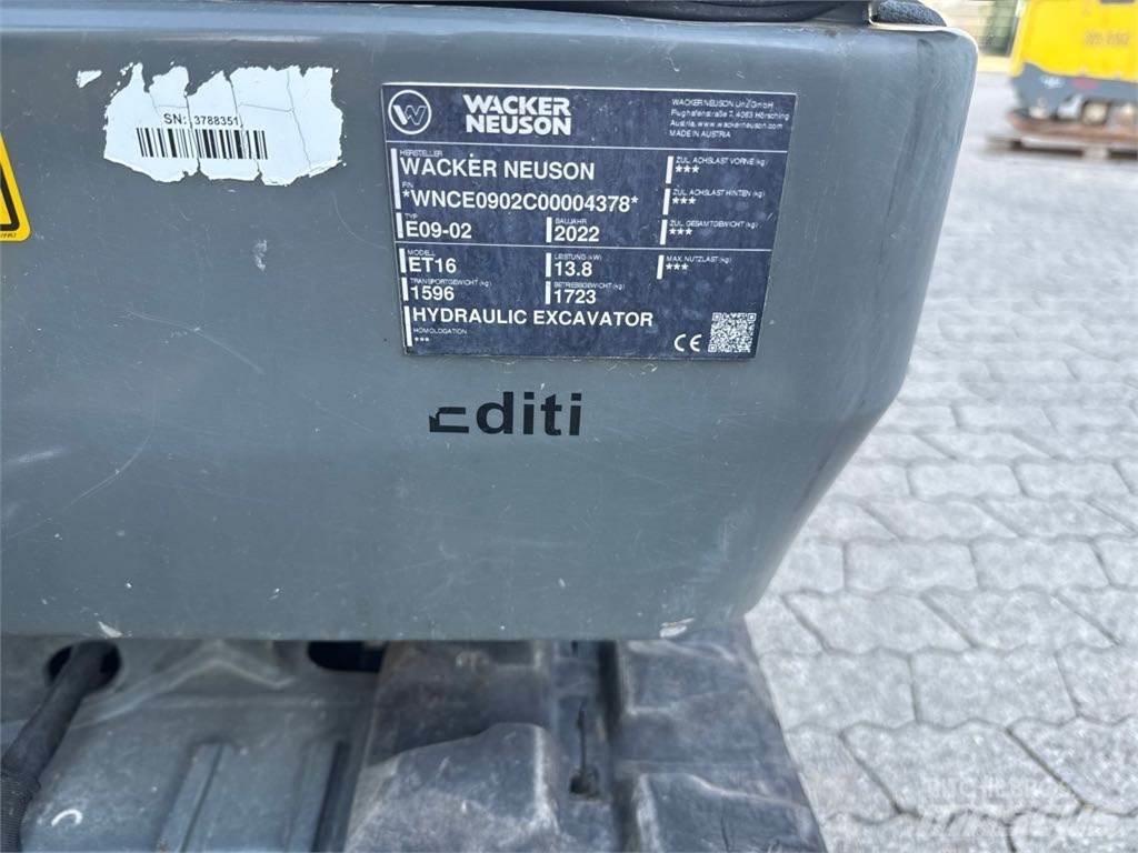 Wacker Neuson ET16 Excavadoras de cadenas