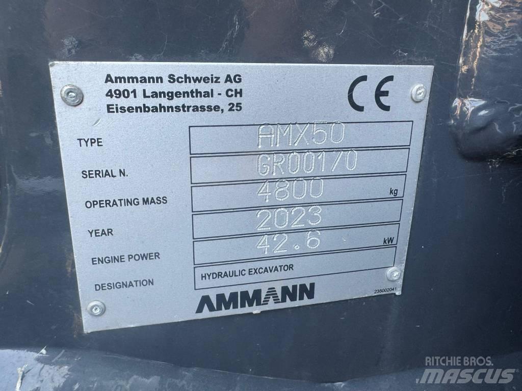 Ammann AMX 50 Mini excavadoras < 7t