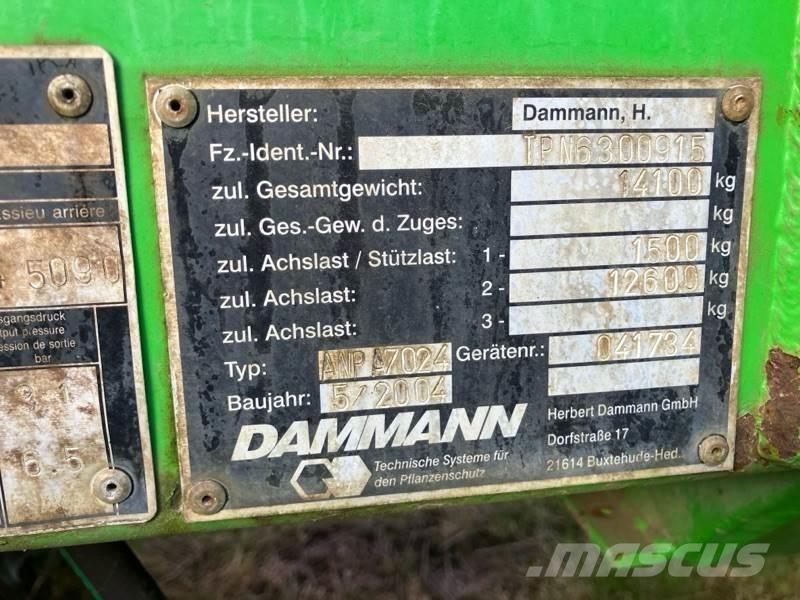 Dammann ANPA 7024 Pulverizadores arrastrados