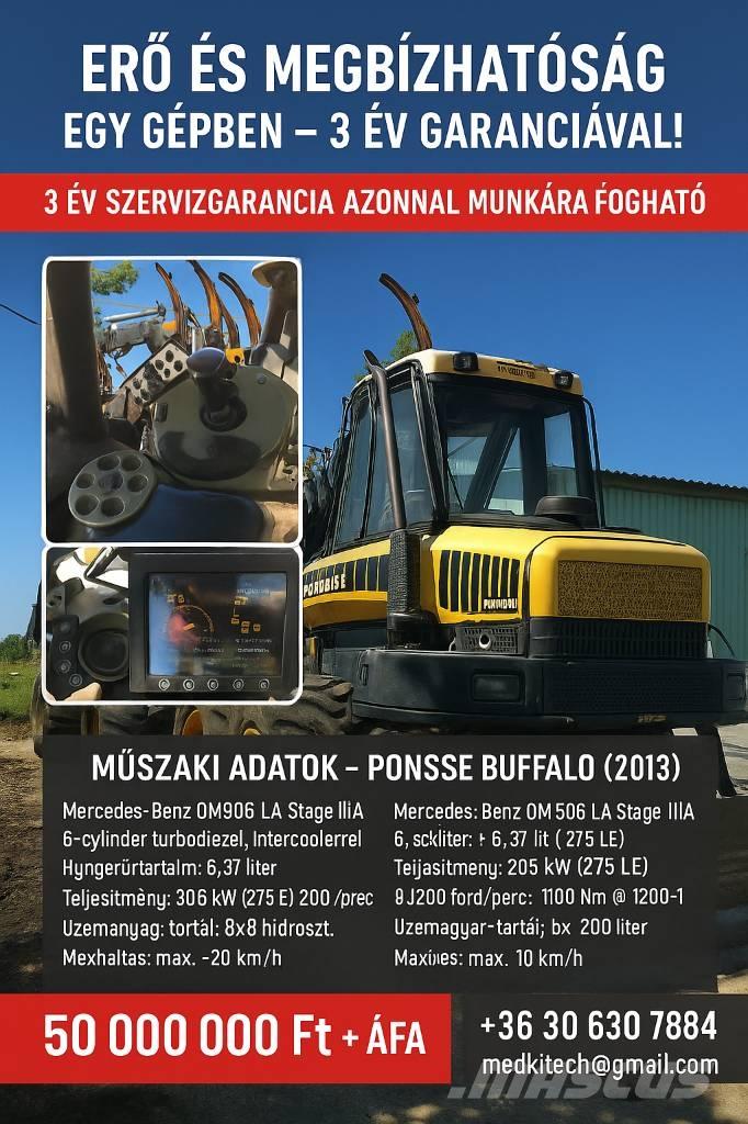 Ponsse Buffalo 8W Autocargadoras