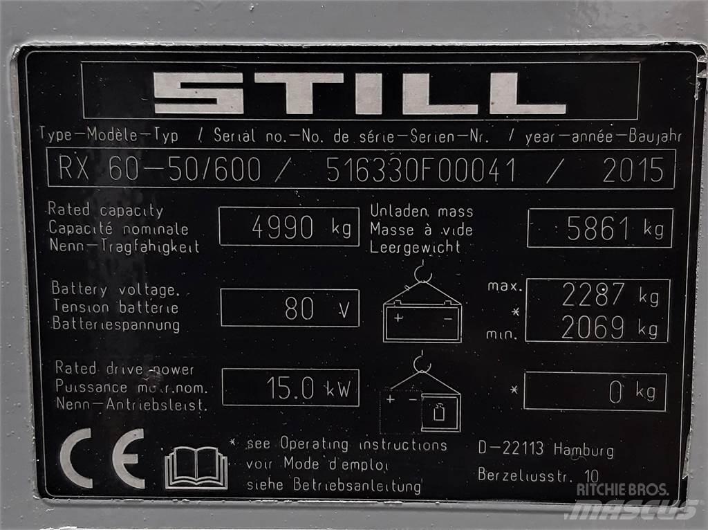Still RX60 50 600 Carretillas de horquilla eléctrica