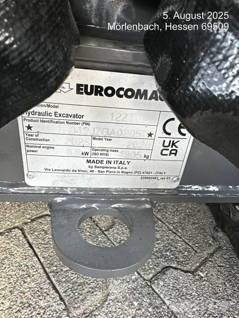 Eurocomach 12ZT Mini excavadoras < 7t