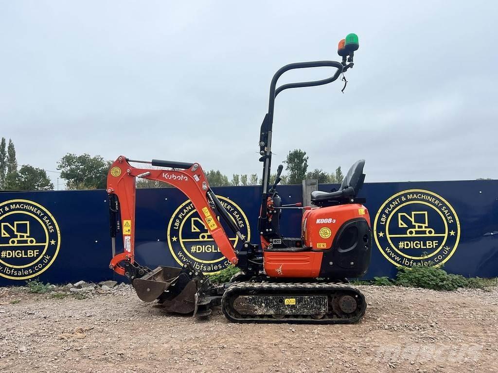 Kubota K008-3 Excavadoras especiales