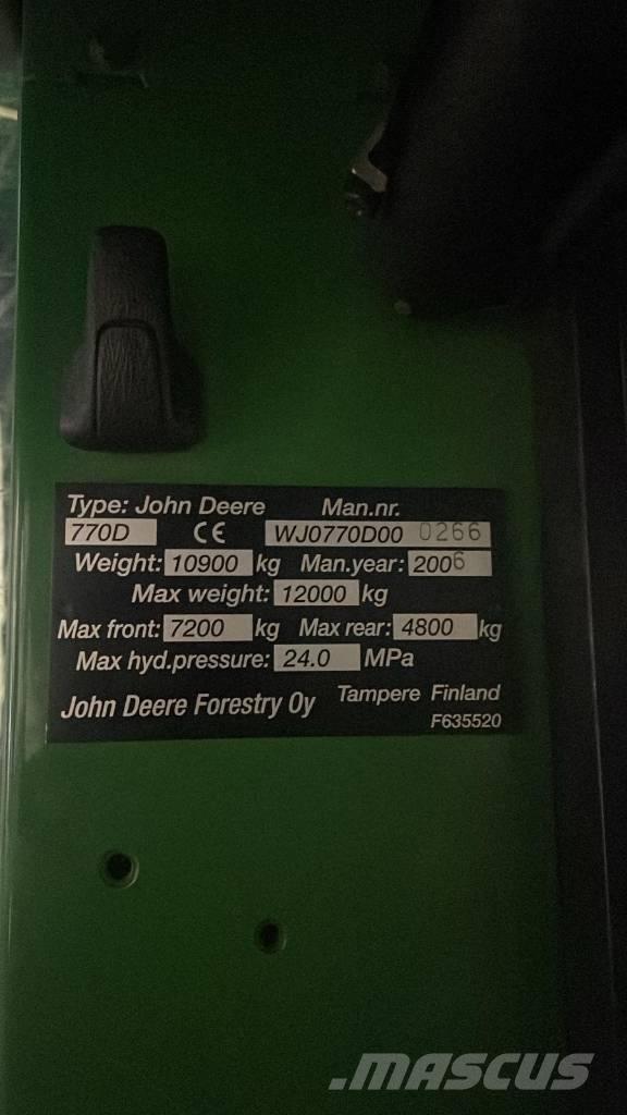 John Deere 770 D Cosechadoras