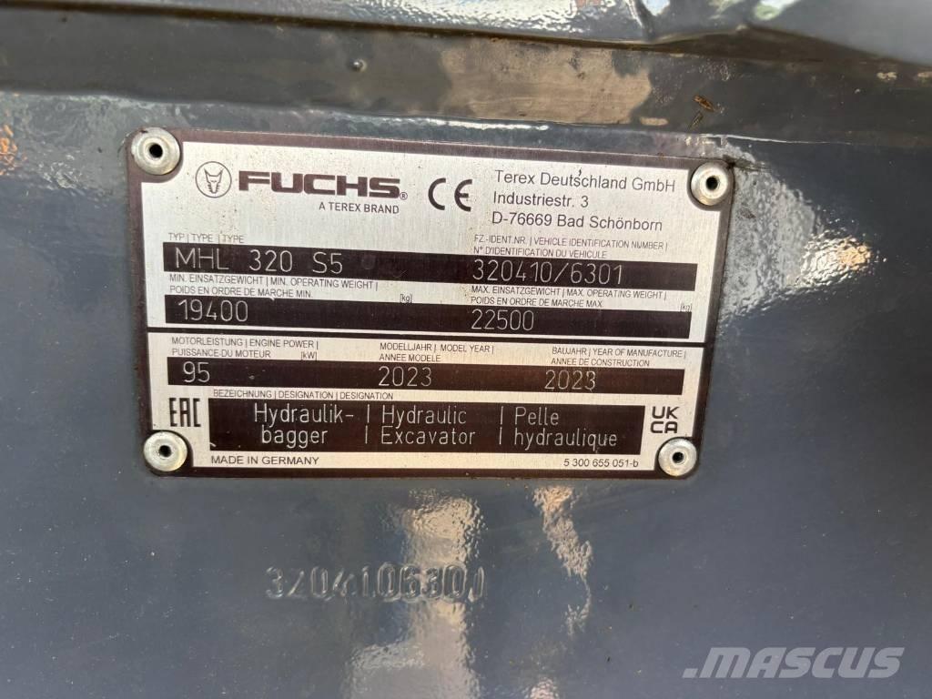 Fuchs MHL320MOD+ Excavadoras de manutención
