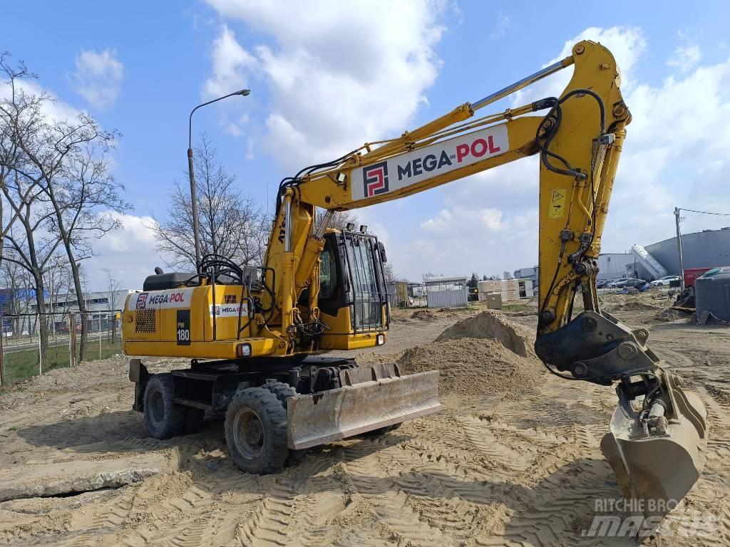 Komatsu PW180-7E0 Excavadoras de ruedas