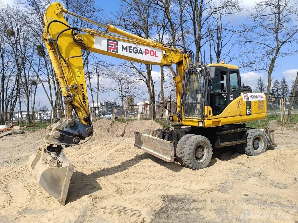 Komatsu PW180-7E0 Excavadoras de ruedas