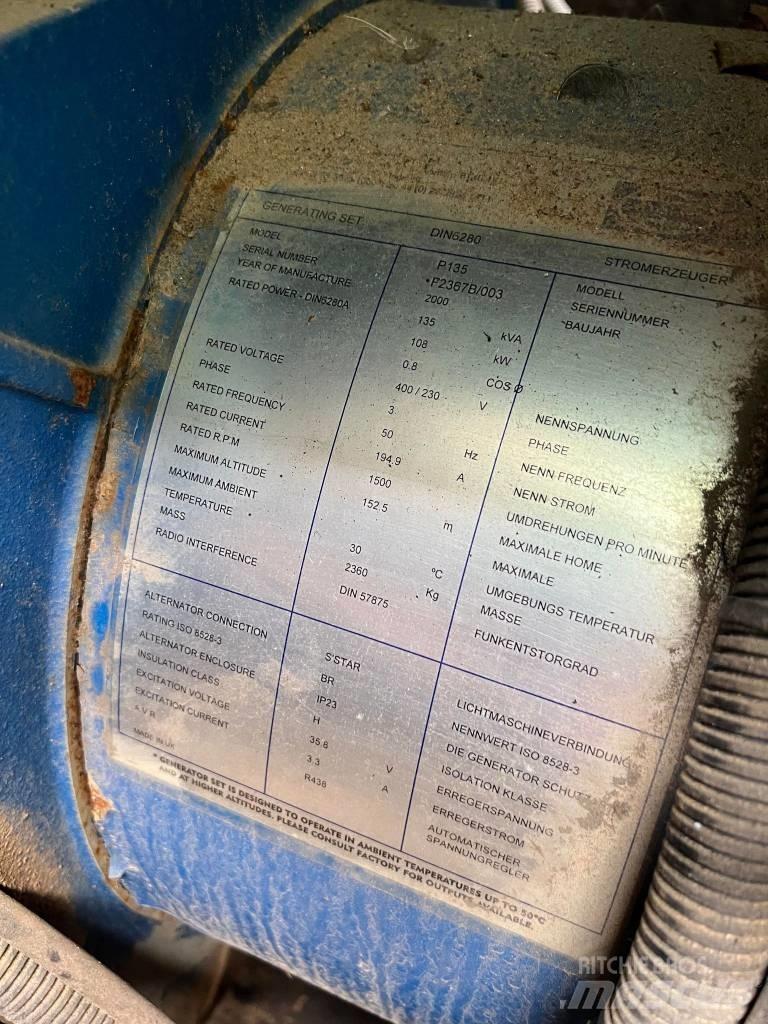 FG Wilson P 135 Generadores diesel