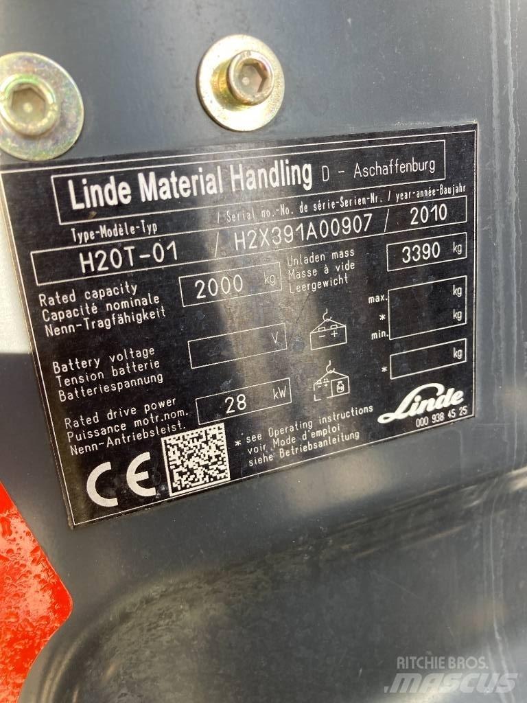 Linde H20T/391 Carretillas LPG