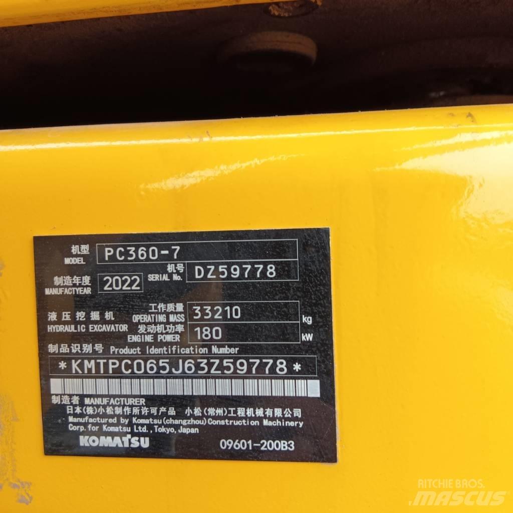 Komatsu PC 360-7 Excavadoras de cadenas