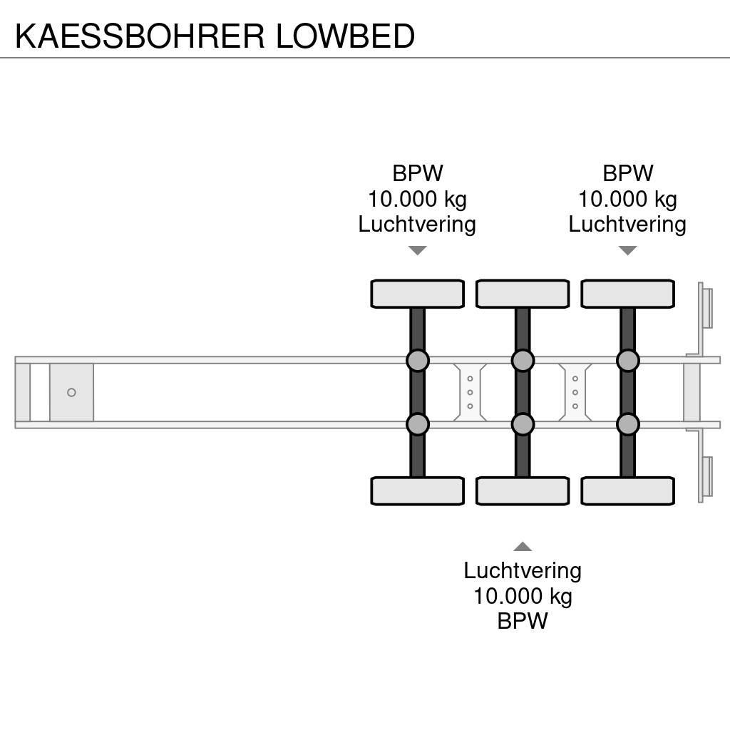 Kässbohrer LOWBED Semirremolques de góndola rebajada