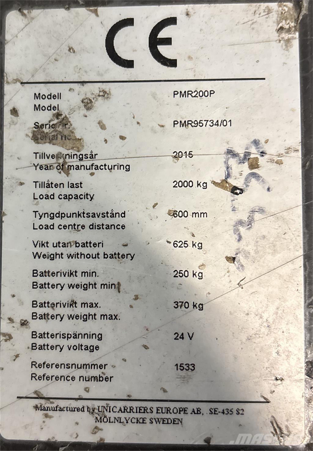 Atlet PMR200P Plataforma con motor
